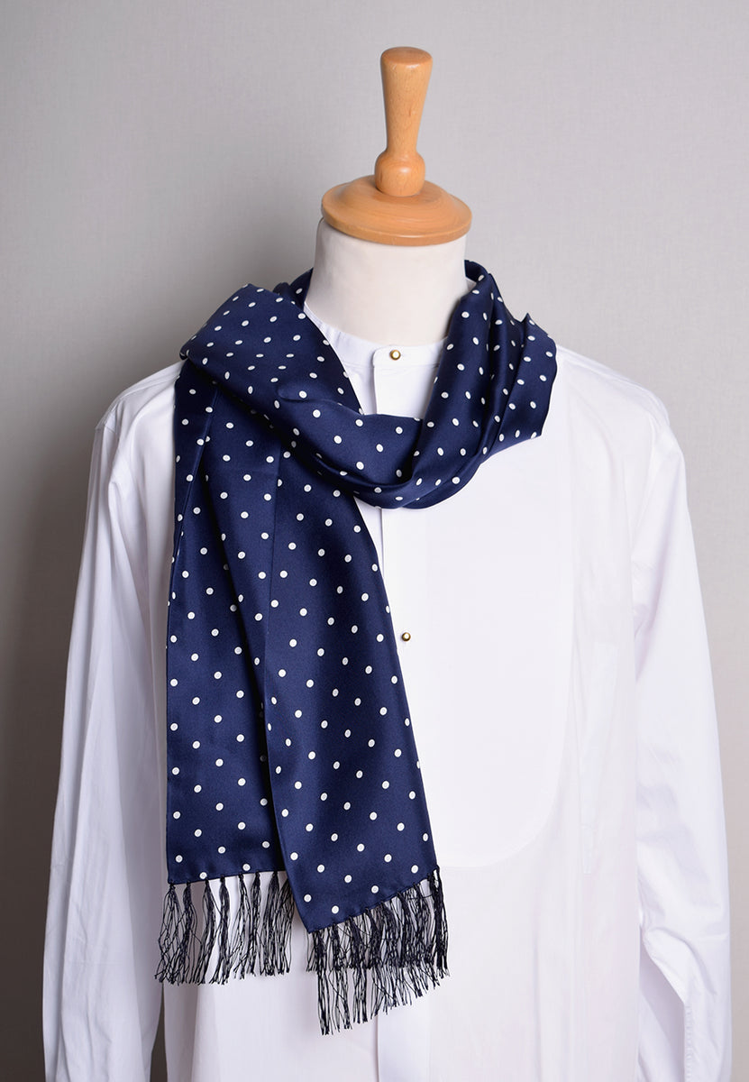 Mens polka deals dot scarf