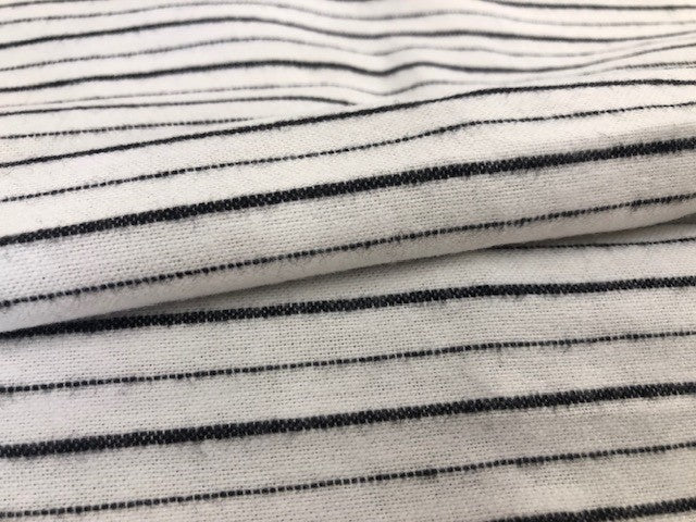 Black Brushed - Striped Fabric Sale (FD-STR-RS)