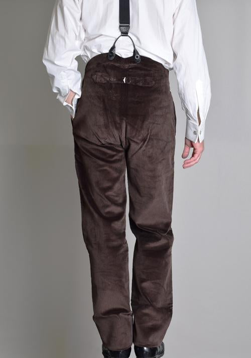 Flat Front Straight Leg Corduroy Trousers  Woolworthscoza