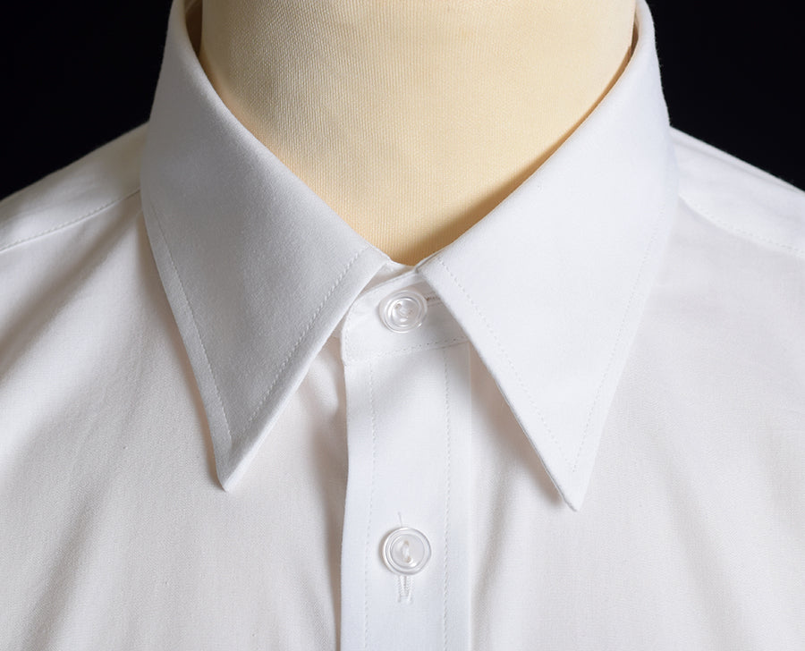 White poplin cotton Dress Shirt